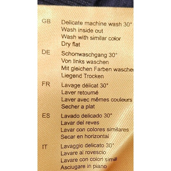 Scotch & Soda Classic Navy Blue Turtleneck Sweater For Men Size XL Lightweight - Picture 7 of 7